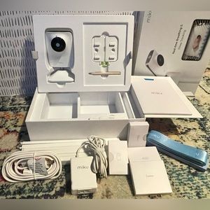 Miku Smart Baby Monitor With Wall Mount- Real-Time Breathing & Sleep Tracking